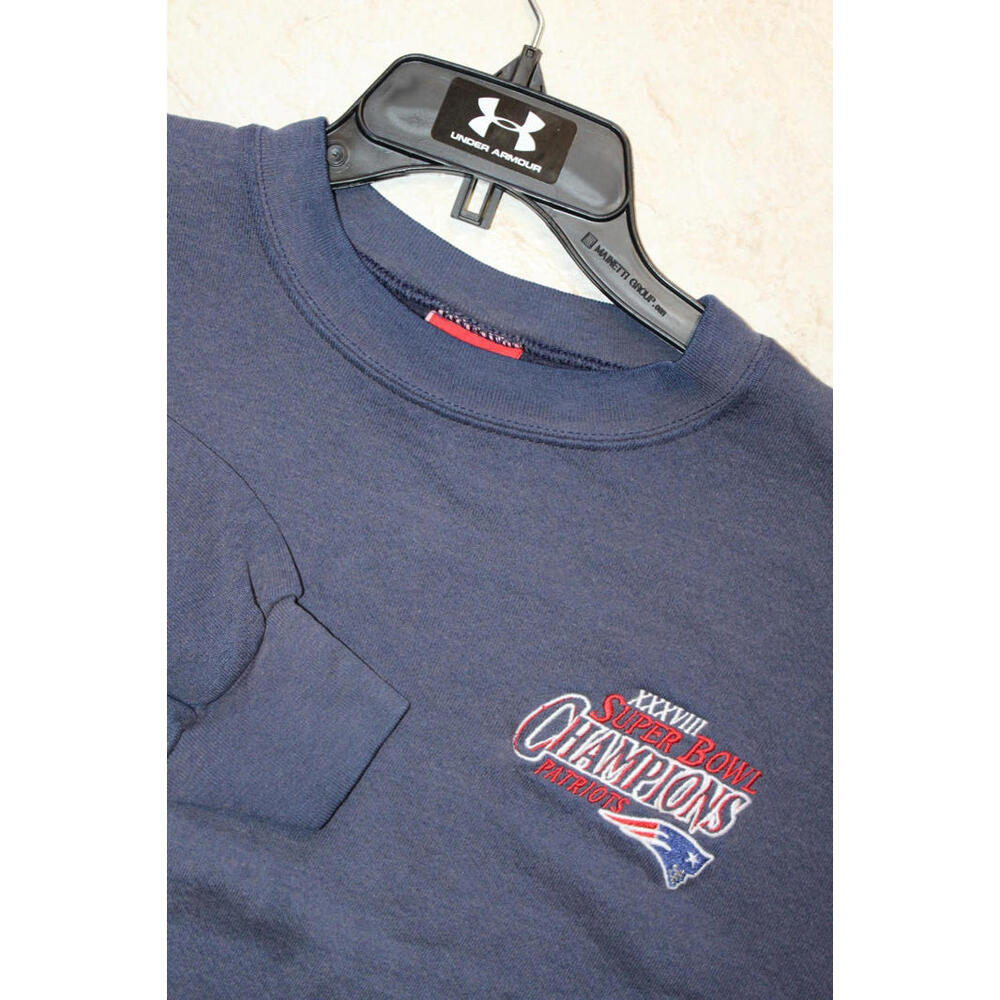 VINTAGE 2003-2004 New England Patriots Super Bowl Champion NFL Sweatshirt XL